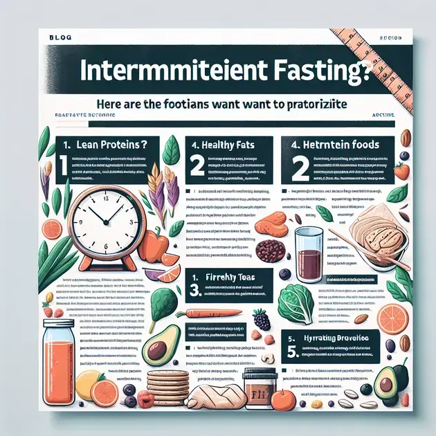 Intermittent Fasting? Here Are the Foods Dietitians Want You to Prioritize